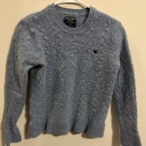 blue wool sweater